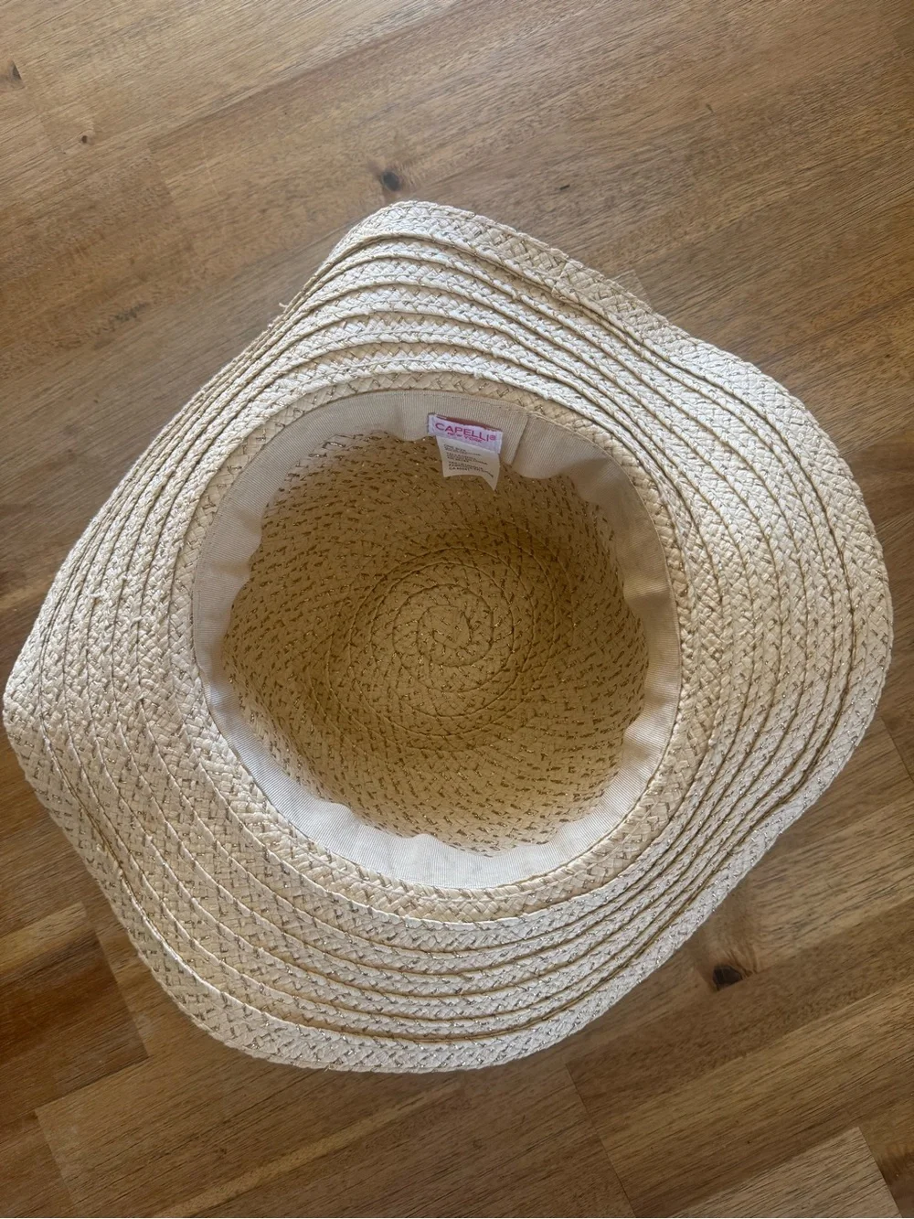 Girls' Sun Hat with Pink Butterfly Trim